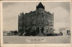 U.S. Post Office, Built 1885 Postcard