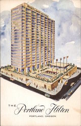 The Portland Hilton Postcard