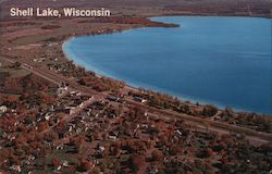 Shell Lake Wisconsin Postcard Postcard Postcard