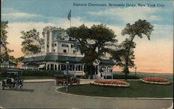 Historic Claremont, Riverside Drive Postcard