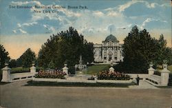 Entrance to the Botanical Gardens at the Bronx Park New York, NY Postcard Postcard Postcard