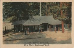 Bew York Zoological Park - Buffalo Entrance Bronx, NY Postcard Postcard Postcard