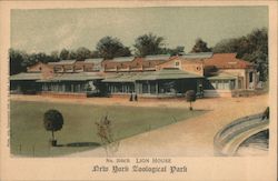 Lion House, New York Zoological Park Bronx, NY Postcard Postcard Postcard