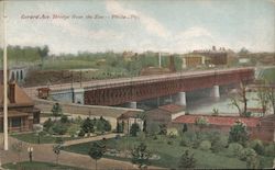 Girard Ave. Bridge from the Zoo Philadelphia, PA Postcard Postcard Postcard