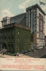 Hotel Martha Washington New York, NY Postcard Postcard Postcard