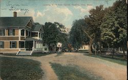 Looking North from Centre Feeding Hills, MA Postcard Postcard Postcard