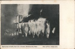 Destruction of Smith, Day & Co.'s Factory Postcard