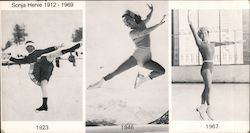 Sonia Henie, 1912-1969 - Figure Skating Ice Skating Large Format Postcard Large Format Postcard Large Format Postcard