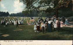 Play Grounds, Central Park New York, NY Postcard Postcard Postcard