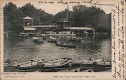 Boat House, Central Park Postcard