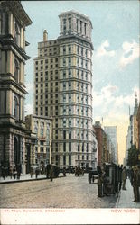 St. Paul Building, Broadway Postcard