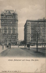 Hotels Netherland and Savoy Postcard