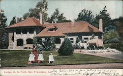 Lodge in Golden Gate Park Postcard