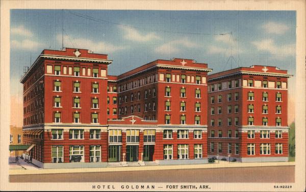 Hotel Goldman Fort Smith, AR Postcard