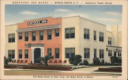 Kentucky Inn Hotel Myrtle Beach, SC Postcard Postcard Postcard