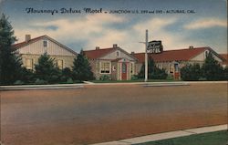 Flournoy's Deluxe Motel Alturas, CA Postcard Postcard Postcard