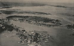 Cape Porpoise from the Air Maine Postcard Postcard Postcard