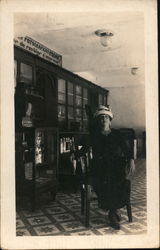 Woman in Chair, Kodak Sign Postcard