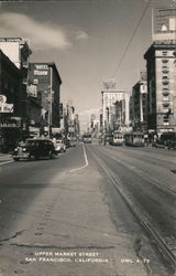 Upper Market Street San Francisco, CA Postcard Postcard Postcard