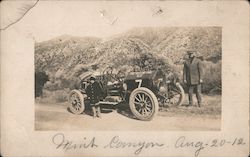 1912 The Yellow Tail Kid Early Racing Car Cars Postcard Postcard Postcard