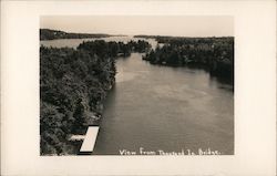 View From Thousand Islands Bridge Lansdowne, ON Canada Ontario Postcard Postcard Postcard