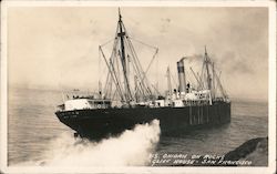 S.S. Ohioan on Rocks - Cliff House San Francisco, CA Postcard Postcard Postcard