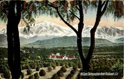 Mt. San Bernardino from Redlands California Postcard Postcard