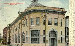 National Shoe and Leather Bank Auburn, ME Postcard Postcard