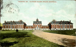 Eastern Main Insane Hospital Postcard