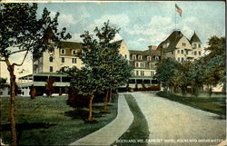 Samoset Hotel, Rockland Breakwater Maine Postcard Postcard