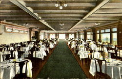 Dining Room at the SanOset Postcard