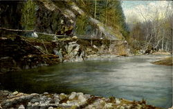 Broad Brook near Brattleboro Postcard