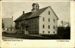 Graded School, Newport Centre Vermont Postcard Postcard