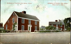 Birthplace Of President John Quincy Adams Postcard