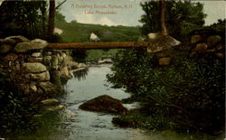 A Babbling Brook, Lake Massabesic Postcard