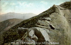 Mt. Washington Carriage Road Near The Summit Mount Washington, NH Postcard Postcard