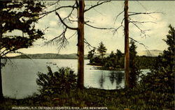 Entrance To Smith'S River, Lake Wentworth Postcard