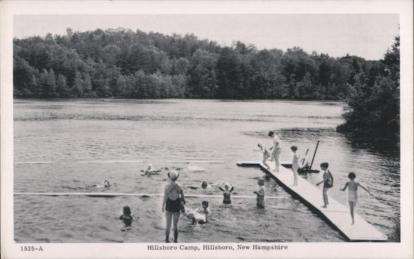 Hillsboror Camp New Hampshire Postcard