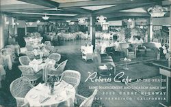 Robert's Cafe At The Beach Postcard