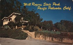 Will Rogers State Park Postcard