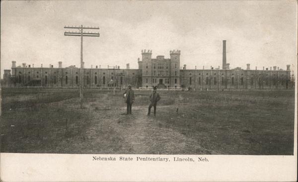 Nebraska State Penitentiary Lincoln NE Postcard   Card00010 Fr 