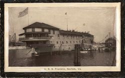 U.S.S. Franklin Postcard