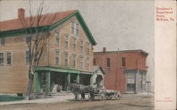 Steadman's Department Store McKean, PA Postcard Postcard Postcard