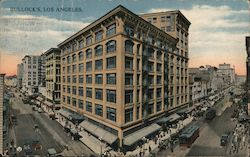 Corner View of Bullock's Los Angeles, CA Postcard Postcard Postcard