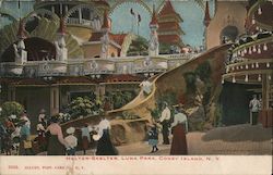 Helter-Skelter, Luna Park, Coney Island Postcard