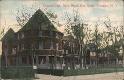 Crescent Club, Shore Road, Bay Ridge Postcard