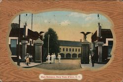 Main Entrance, Navy Yard Brooklyn, NY Postcard Postcard Postcard