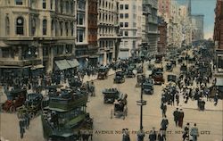 Fifth Avenue, North from 42nd Street Postcard