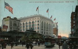 Macy's Department Store and Herald Square New York, NY Postcard Postcard Postcard