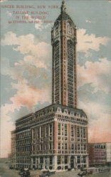 Singer Building New York, NY Postcard Postcard Postcard